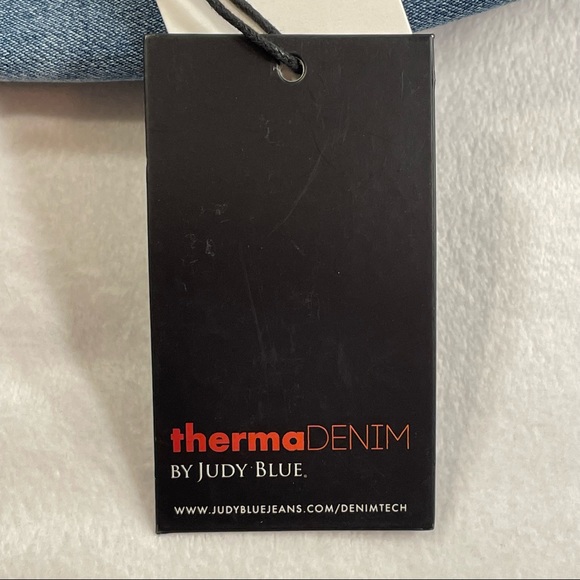 NWT Judy Blue Therma Denim Boyfriend Fit High Waist Medium Wash Jeans Size 0 - Picture 11 of 16